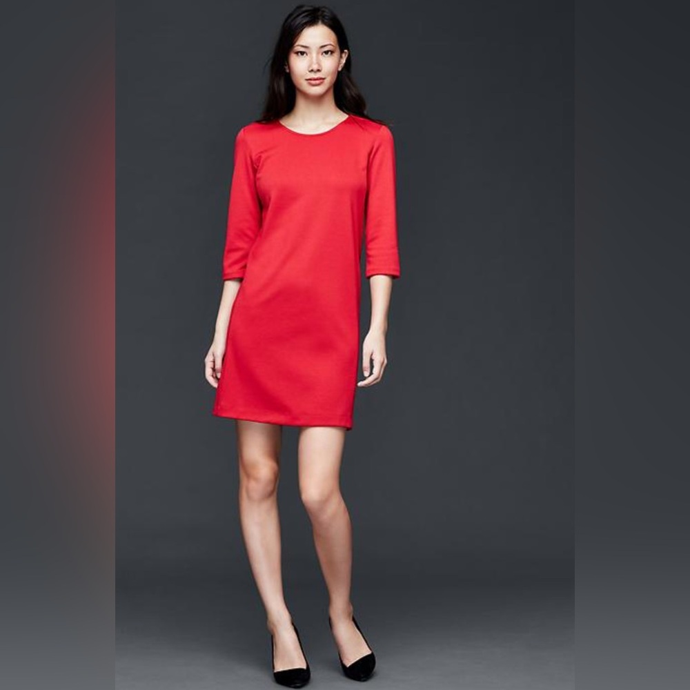 Gap pointe knit red dress